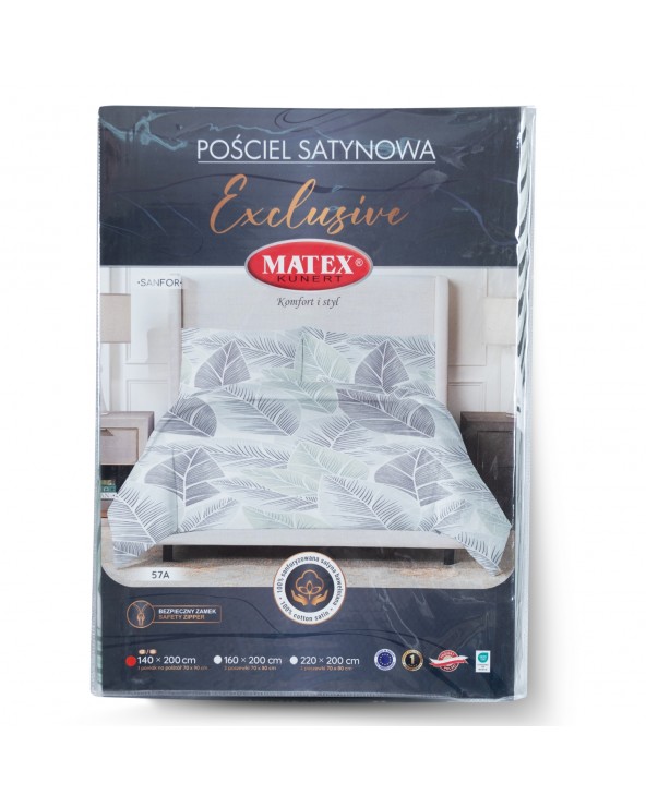 Pościel satyna bawełniana 200x220 + 2x70x80 Exclusive TM0212_57A Matex