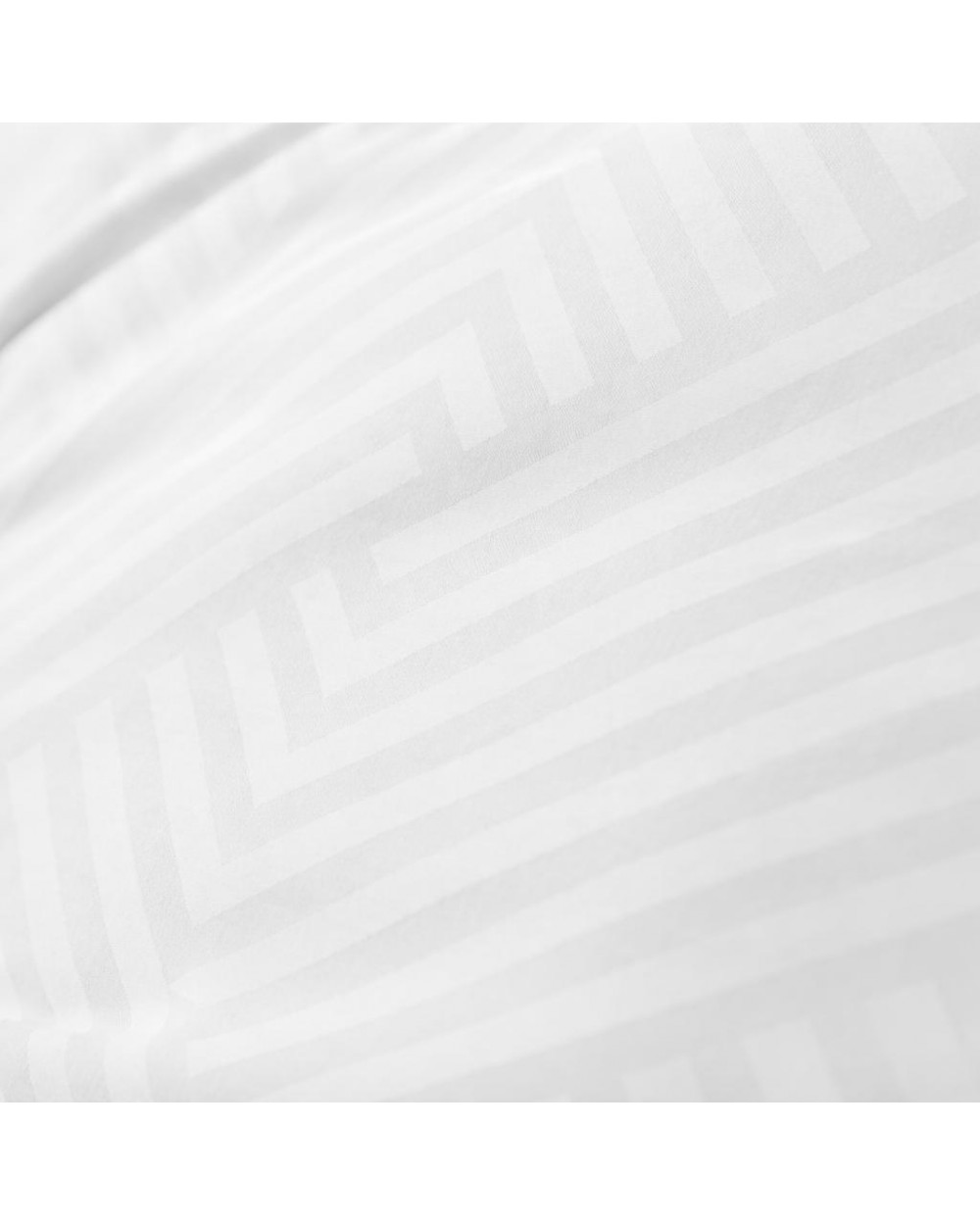 Pościel adamaszek 200x220 + 2x70x80 Geometria biała Matex