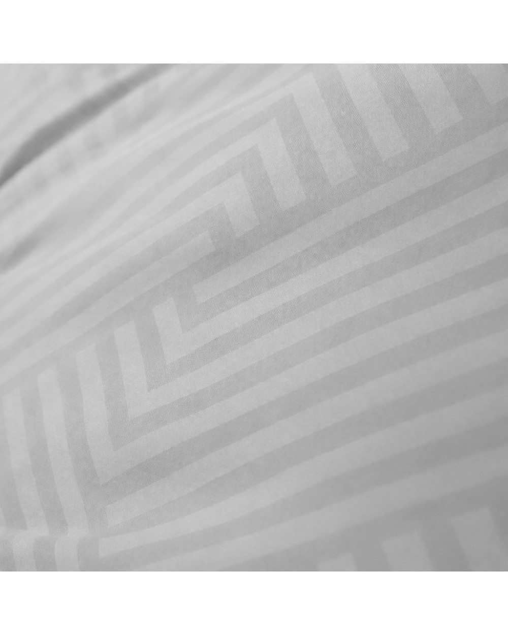 Pościel adamaszek 200x220 + 2x70x80 Geometria szara Matex