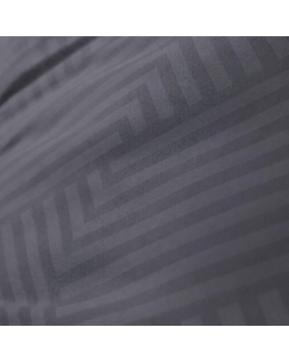 Pościel adamaszek 160x200 + 2x70x80 Geometria grafitowa Matex