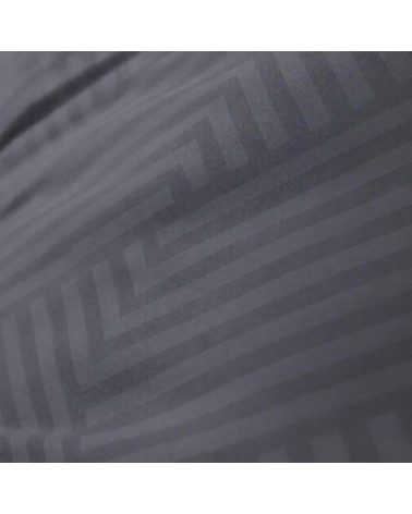 Pościel adamaszek 160x200 + 2x70x80 Geometria grafitowa Matex