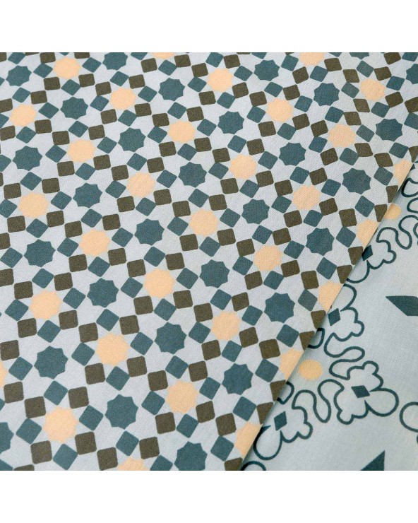 Pościel bawełna 200x220 + 2x70x80 Minimal Mint COTTONLOVE EXCLUSIVE Darymex