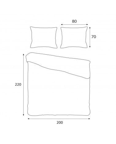 Pościel satyna bawełniana 200x220 + 2x70x80 Grace EXCLUSIVE Darymex 