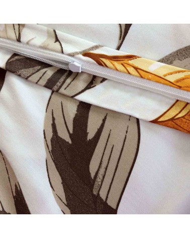 Pościel satyna bawełniana 160x200 + 2x70x80 Leaves EXCLUSIVE Darymex 