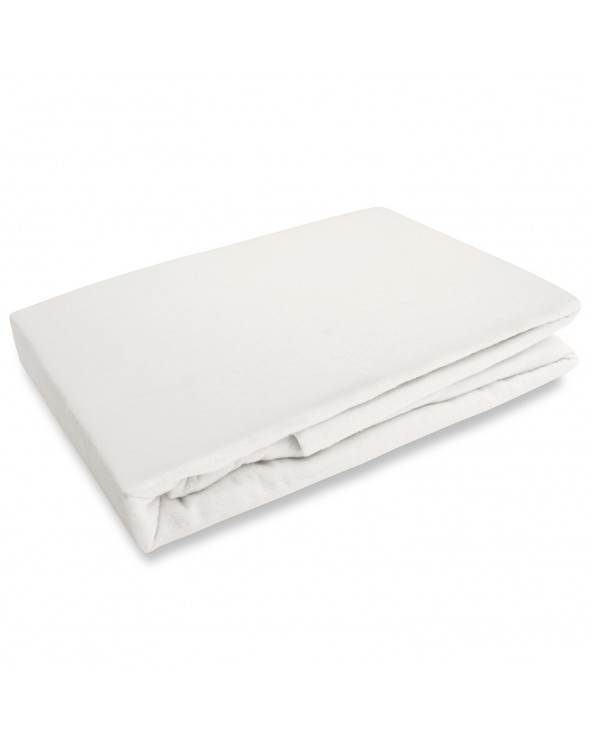 Prześcieradło flanela bawełniana 120x200x20 z gumką ecru Darymex