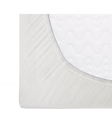 Prześcieradło flanela bawełniana 120x200x20 z gumką ecru Darymex