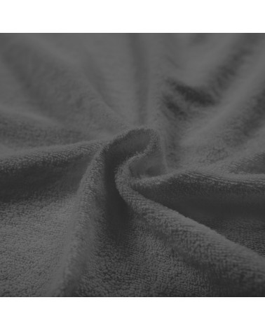 Prześcieradło bawełna frotte Premium 220x200x20 z gumką antracytowe Darymex