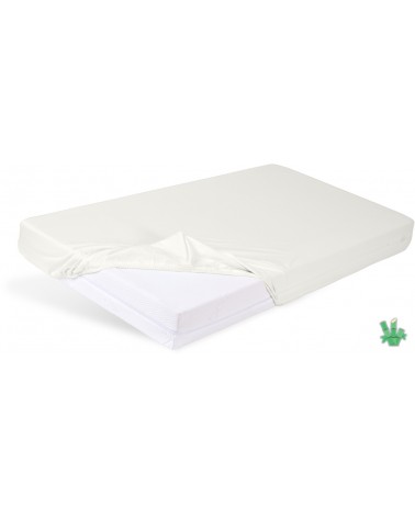 Prześcieradło bambusowe 140x200x20 Bamboo z gumką kremowe Matex