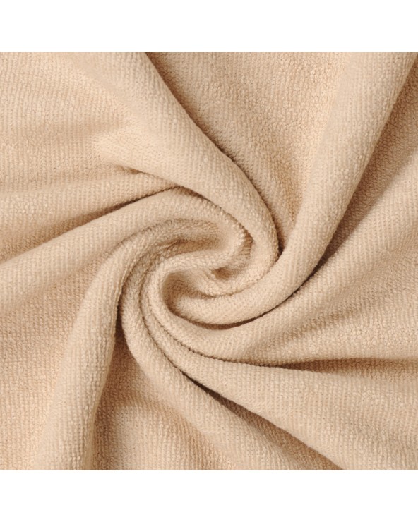 Wysokie prześcieradło bawełna frotte 140x200x30 z gumką beżowe Premium Matex