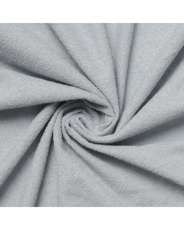 Wysokie prześcieradło bawełna frotte 180x200x30 z gumką popielate Premium Matex