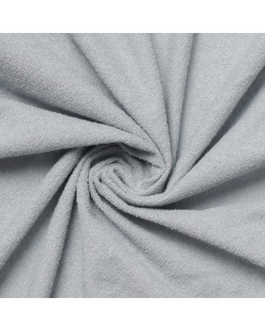 Wysokie prześcieradło bawełna frotte 200x220x30 z gumką popielate Premium Matex