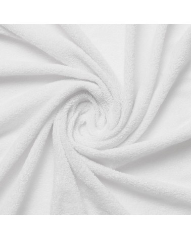 Wysokie prześcieradło bawełna frotte 90x200x30 z gumką białe Premium Matex