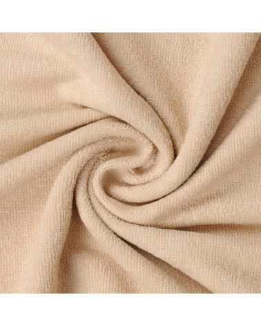 Wysokie prześcieradło bawełna frotte 90x200x30 z gumką beżowe Premium Matex