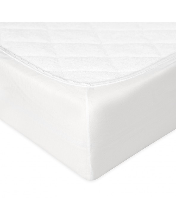 Prześcieradło bawełna jersey 140x200x20 z gumką kremowe Classic Matex