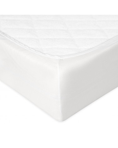 Prześcieradło bawełna jersey 140x200x20 z gumką kremowe Classic Matex