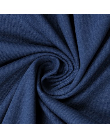Prześcieradło bawełna jersey 160x200x20 z gumką granatowe Premium Matex