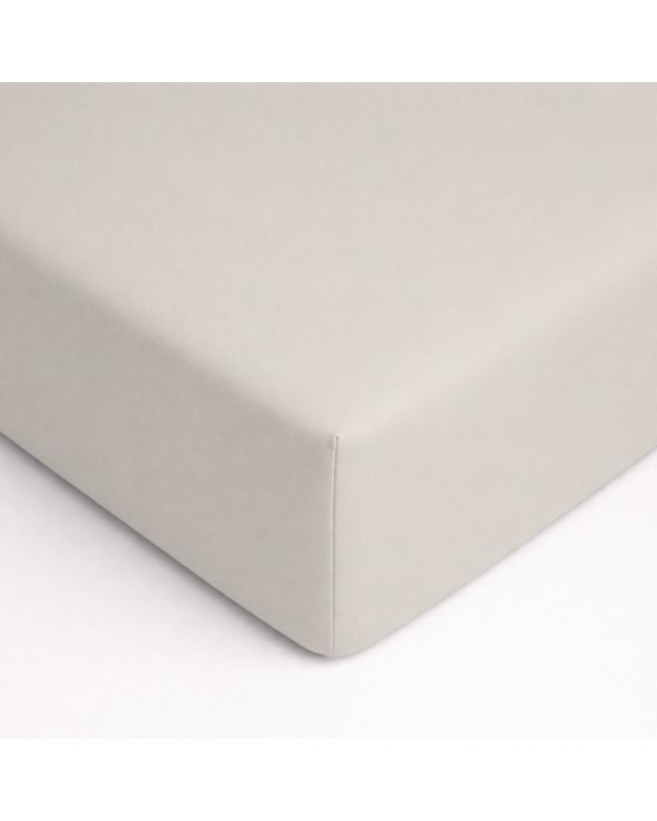 Wysokie prześcieradło bawełna jersey z lycrą 140x200x30 z gumką popielate Matex