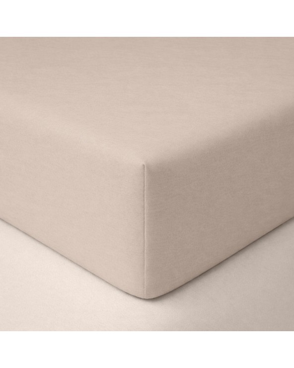 Wysokie prześcieradło bawełna jersey z lycrą 180x200x30 z gumką szare Matex