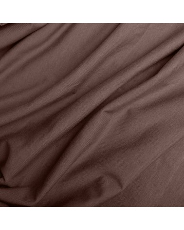 Wysokie prześcieradło bawełna jersey z lycrą 200x220x30 z gumką brązowe Matex