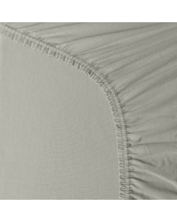 Wysokie prześcieradło bawełna jersey z lycrą 90x200x30 z gumką miętowe Matex