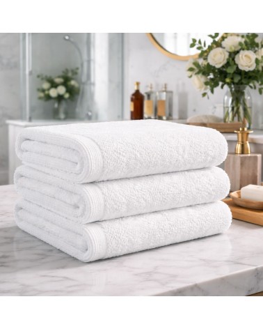 Ręcznik hotelowy bawełna 50x100 biały gładki Aqua Darymex