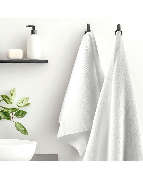 Ręcznik hotelowy bawełna 70x140 biały gładki Aqua Darymex