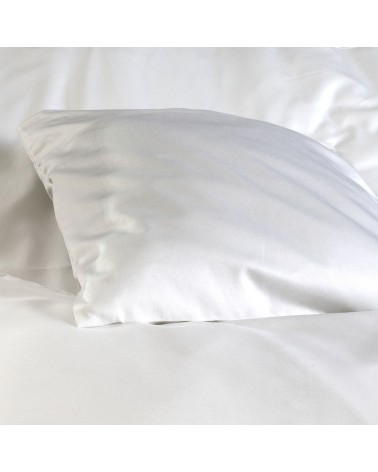 Poszwa hotelowa satyna bawełniana 140x200 na zakładkę Monako biała Darymex