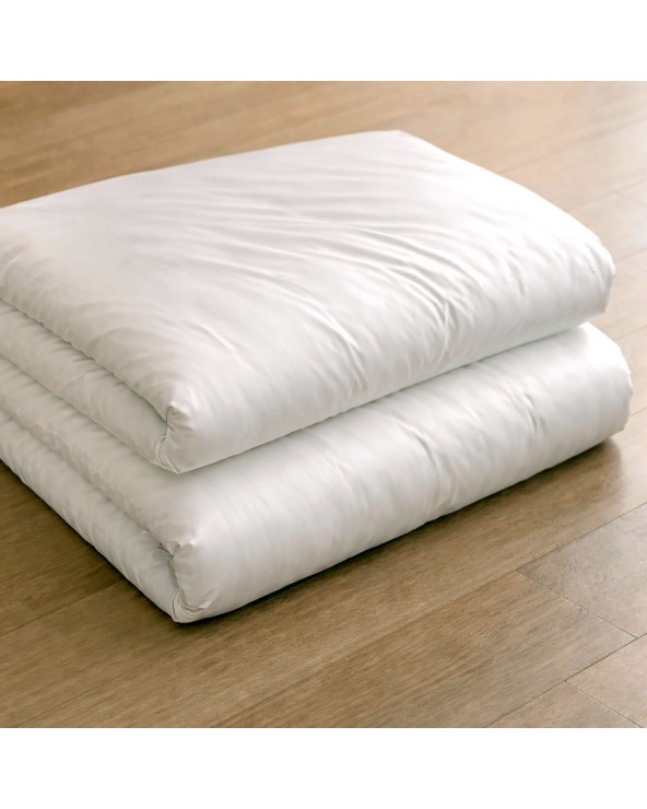 Poszwa hotelowa satyna bawełniana 140x200 na zakładkę Monako biała Darymex