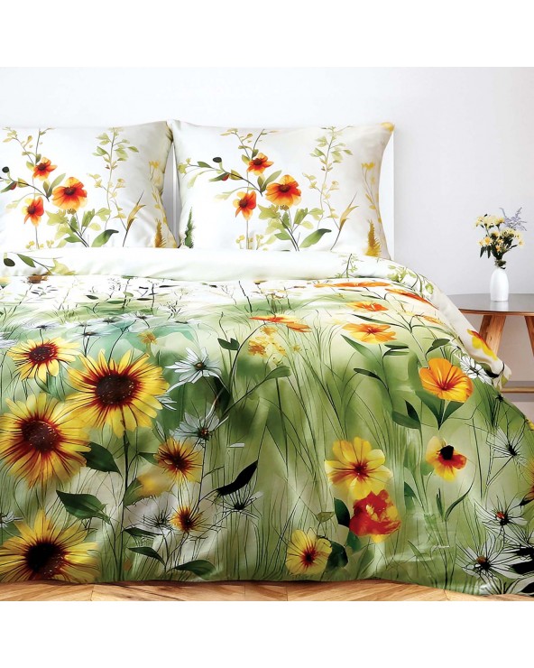 Pościel satyna bawełniana 140x200 + 1x70x80cm 12419 SATYNLOVE PREMIUM Darymex