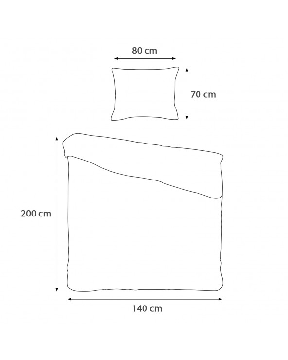 Pościel satyna bawełniana 140x200 + 1x70x80cm 12421 SATYNLOVE PREMIUM Darymex