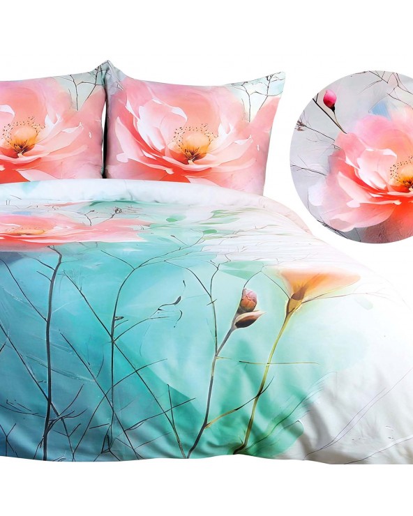 Pościel satyna bawełniana 160x200 + 2x70x80cm 12424 SATYNLOVE PREMIUM Darymex