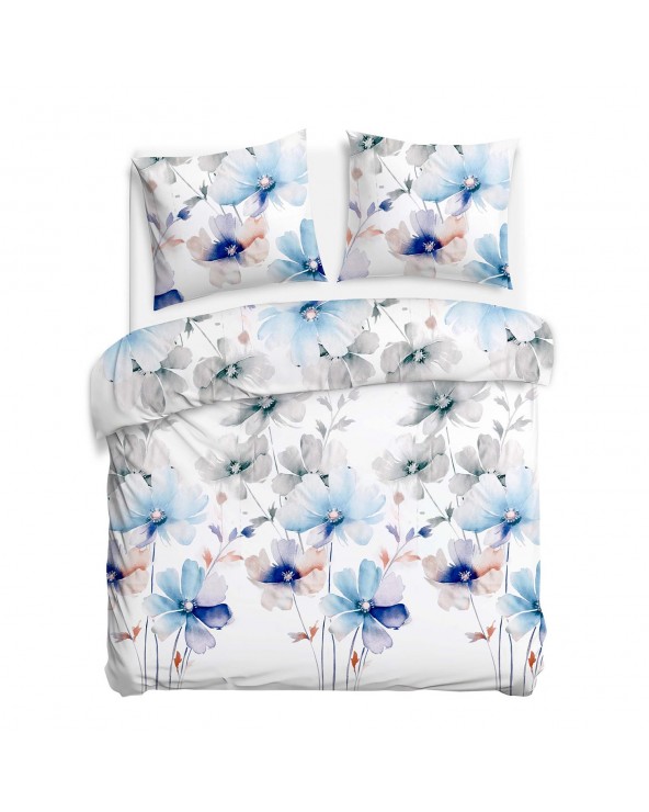 Pościel satyna bawełniana 160x200 + 2x70x80cm 1557/1 SATYNLOVE Darymex