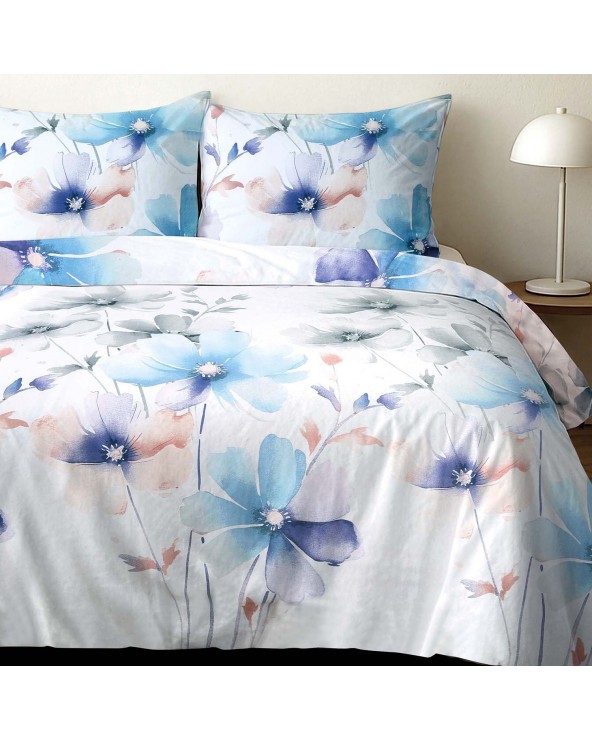 Pościel satyna bawełniana 160x200 + 2x70x80cm 1557/1 SATYNLOVE Darymex