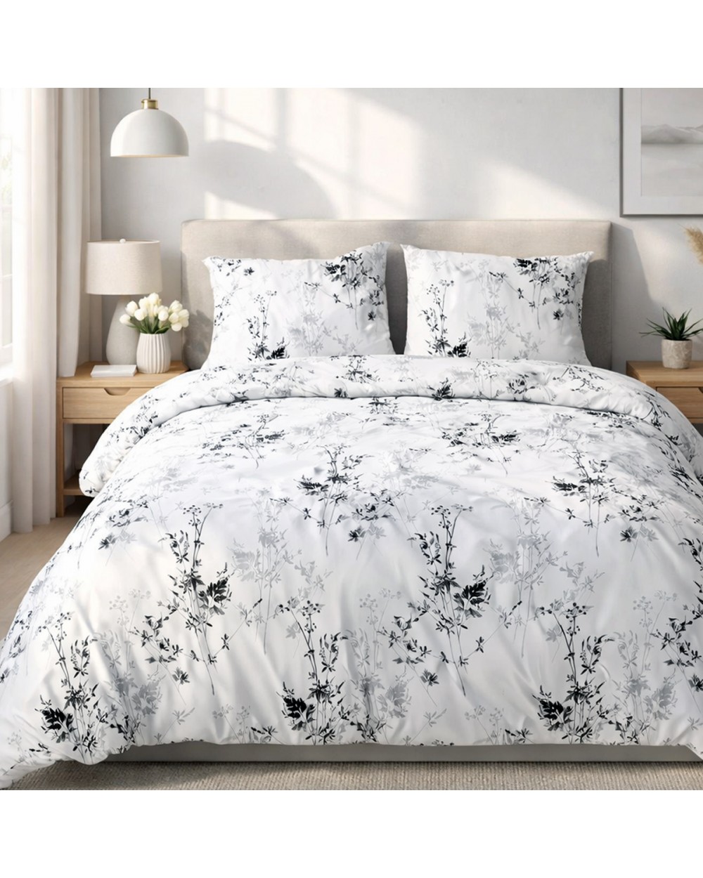 Pościel satyna bawełniana 140x200 + 1x70x80cm 1558/1 SATYNLOVE Darymex