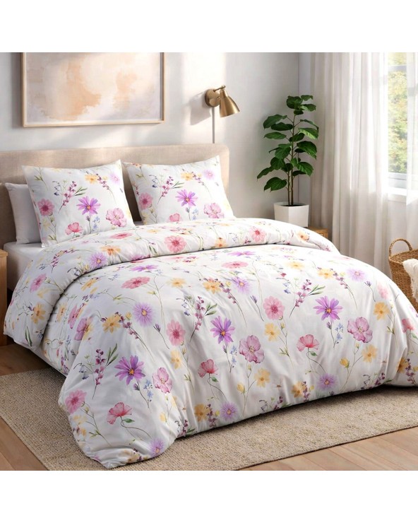 Pościel satyna bawełniana 160x200 + 2x70x80cm 1559/1 SATYNLOVE Darymex