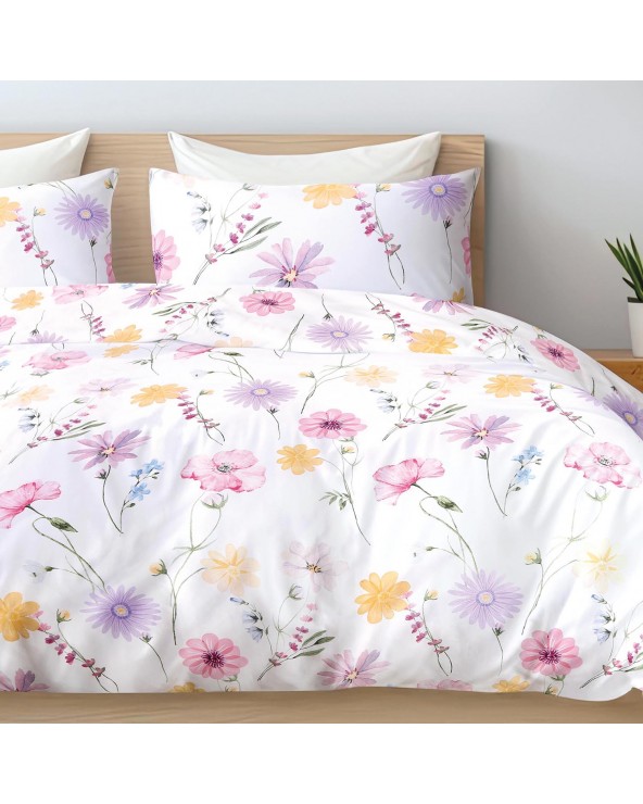 Pościel satyna bawełniana 160x200 + 2x70x80cm 1559/1 SATYNLOVE Darymex