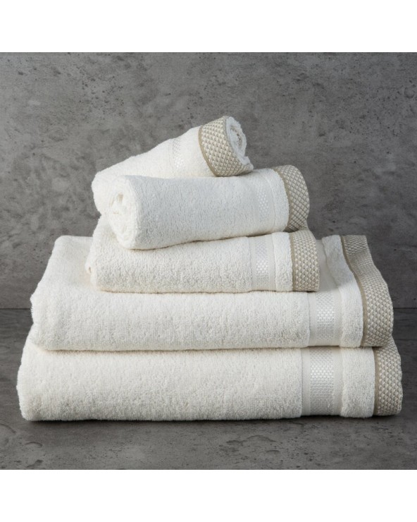 Ręcznik bawełna 100x150 Abbie kremowy Eurofirany