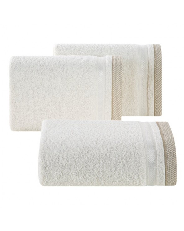 Ręcznik bawełna 50x90 Abbie kremowy Eurofirany