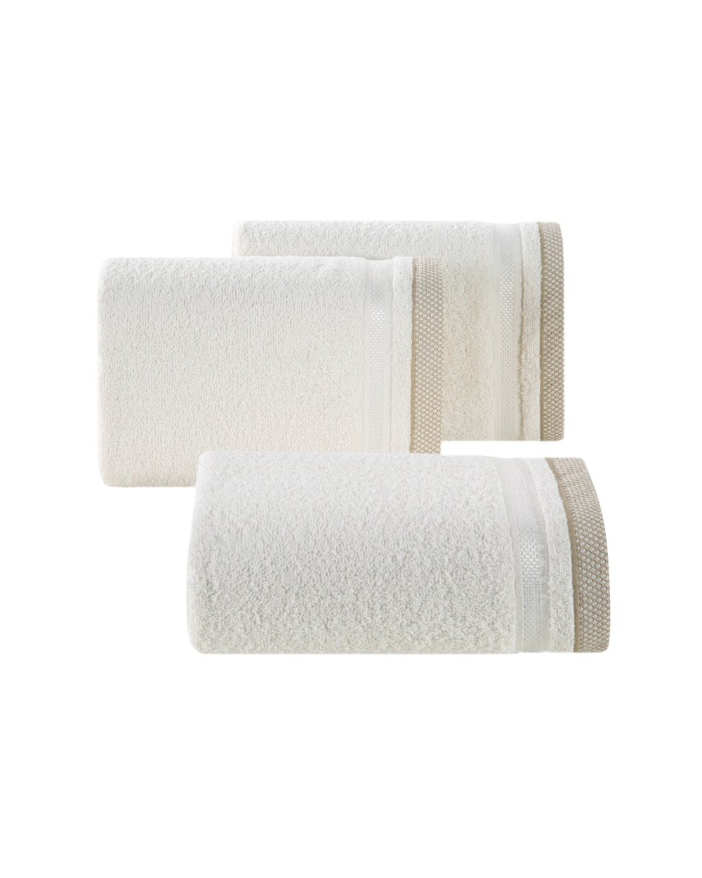 Ręcznik bawełna 50x90 Abbie kremowy Eurofirany