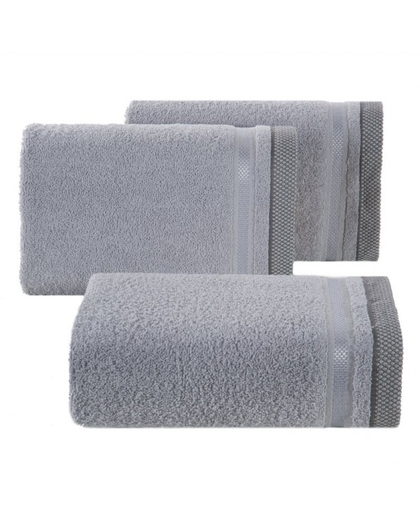 Ręcznik bawełna 30x50 Abbie srebrny Eurofirany