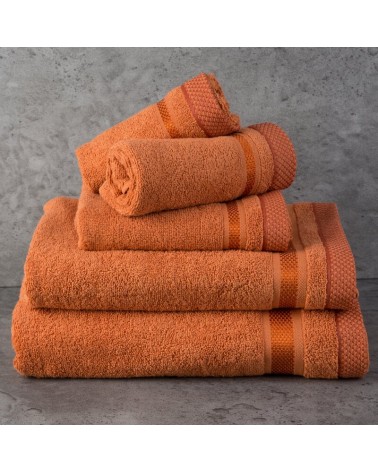 Ręcznik bawełna 50x90 Abbie pomarańczowy Eurofirany
