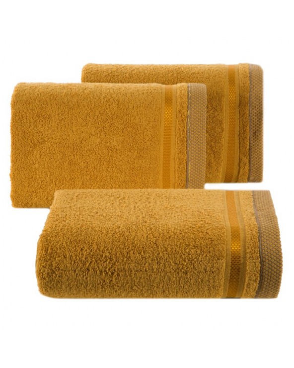 Ręcznik bawełna 100x150 Abbie ciemnożółty Eurofirany