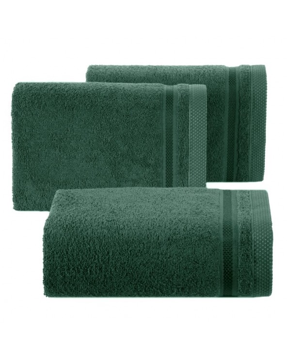 Ręcznik bawełna 30x50 Abbie ciemnozielony Eurofirany