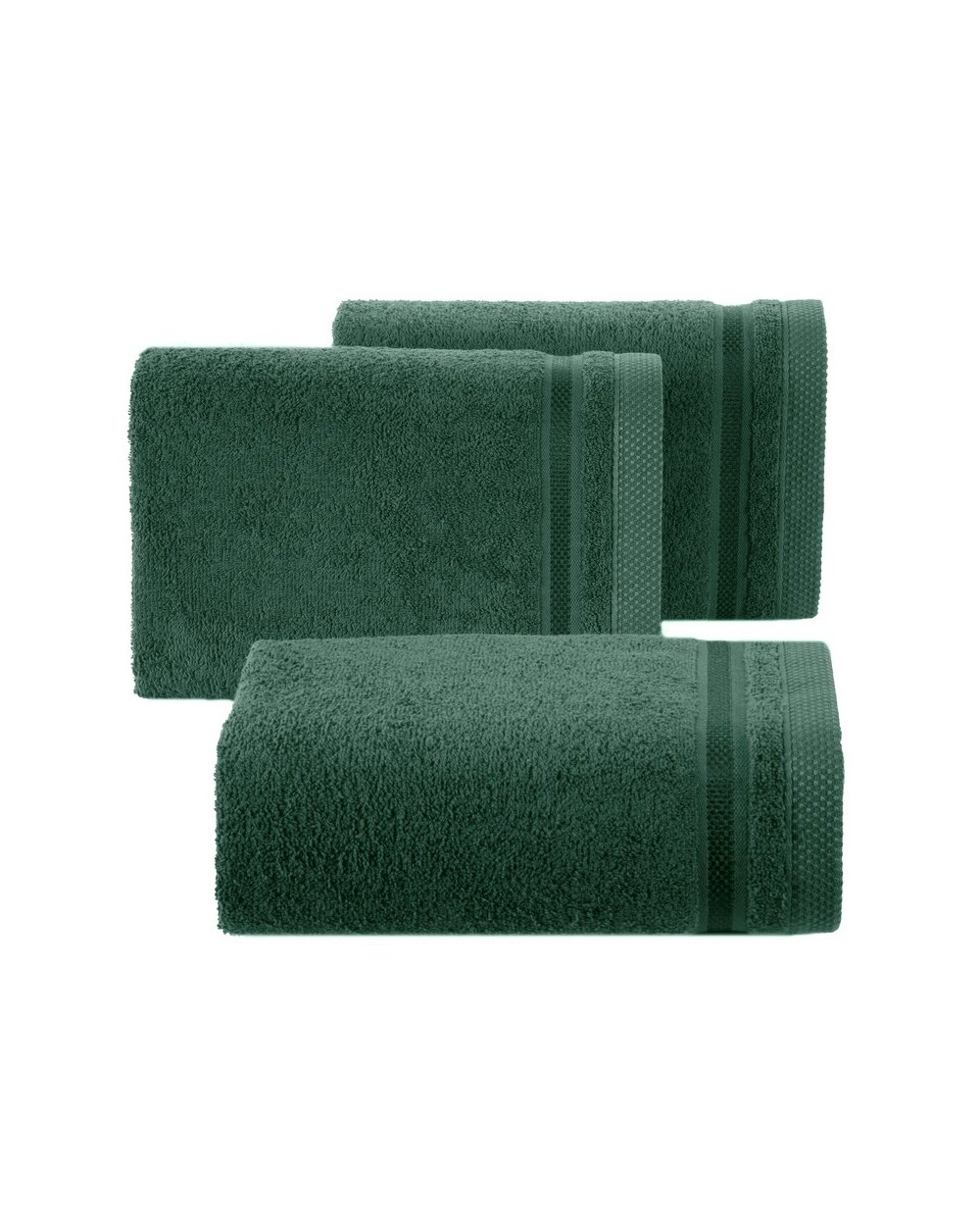 Ręcznik bawełna 70x140 Abbie ciemnozielony Eurofirany