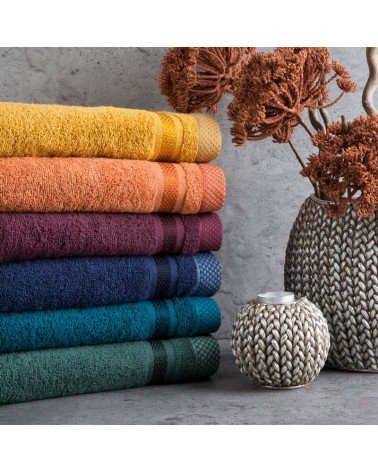 Ręcznik bawełna 100x150 Abbie czarny Eurofirany