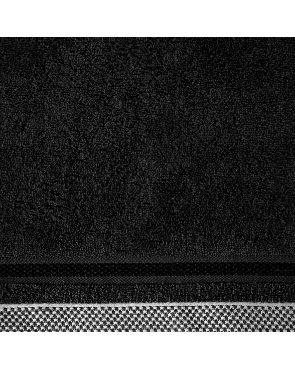 Ręcznik bawełna 70x140 Abbie czarny Eurofirany