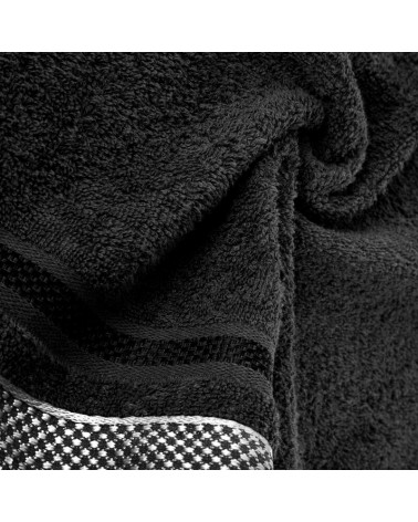 Ręcznik bawełna 70x140 Abbie czarny Eurofirany