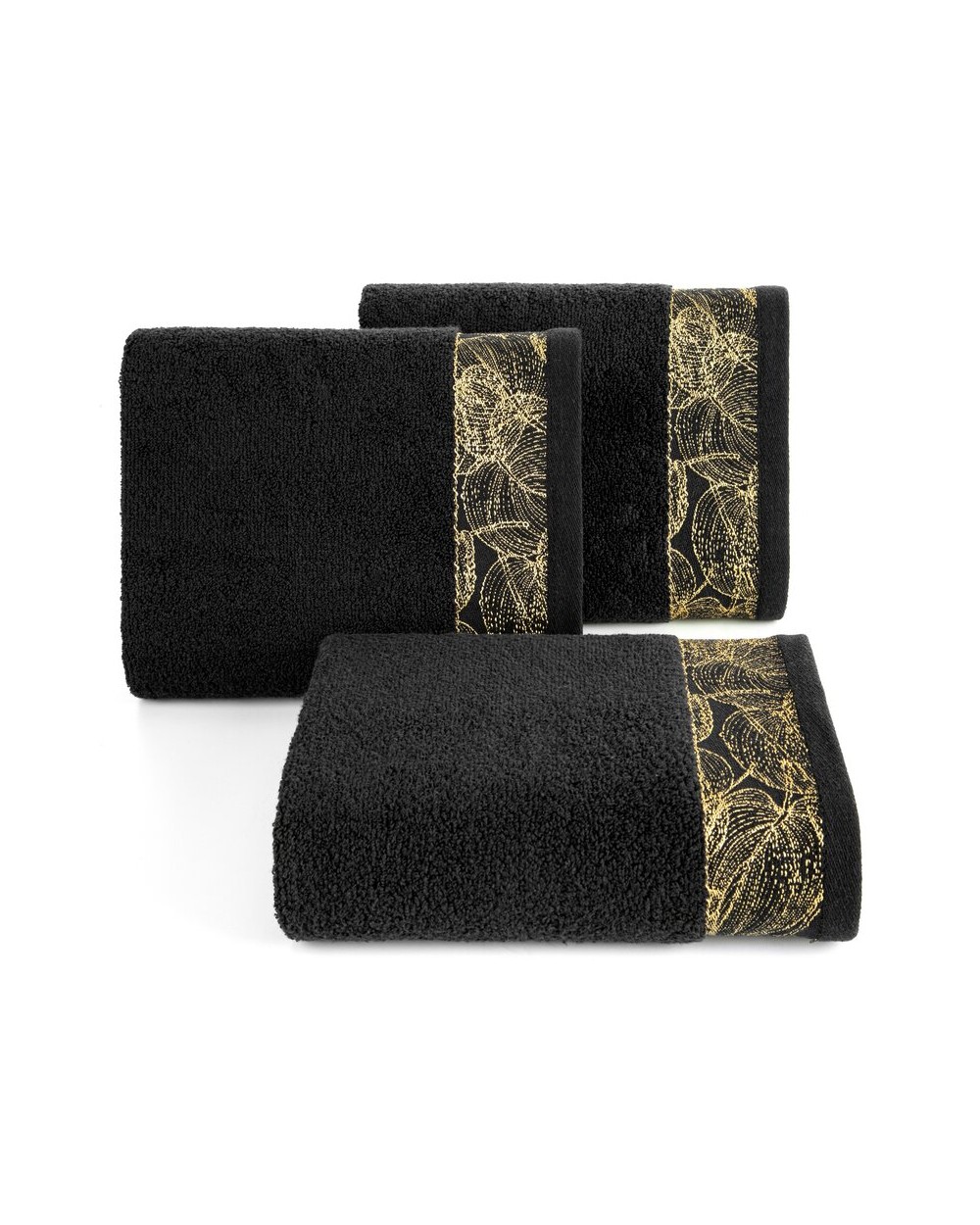 Ręcznik bawełna 50x90 Agis czarny Eurofirany