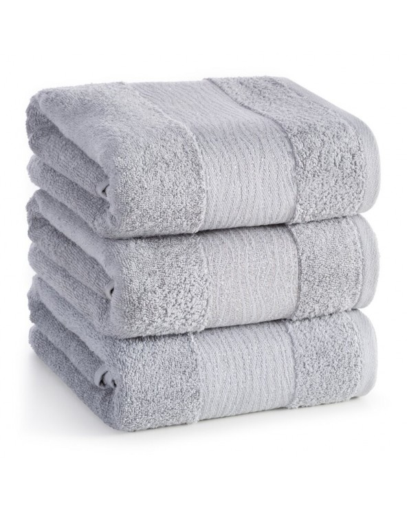 Ręcznik bawełna 50x90 Amber srebrny Eurofirany