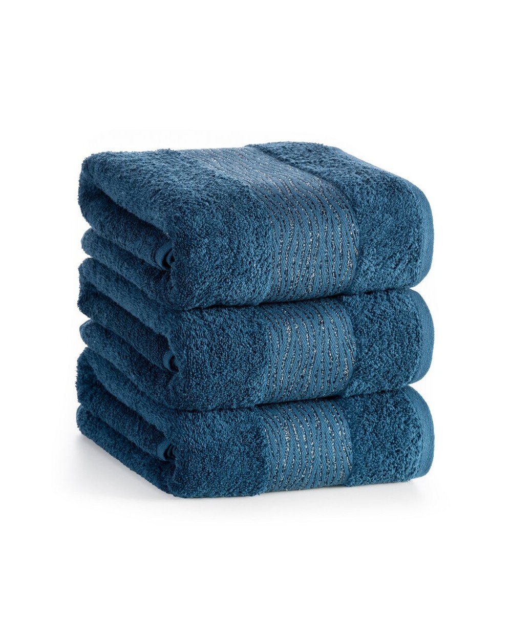 Ręcznik bawełna 30x50 Amber ciemnoturkusowy Eurofirany